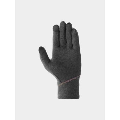 2. Knitted touch screen gloves unisex 4F 4FWAW24AGLOU081-25M