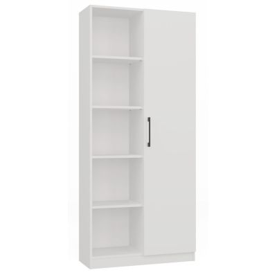 SHELVING 80CM DOOR WHITE SET