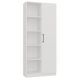 SHELVING 80CM DOOR WHITE SET
