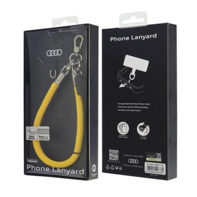 3. Audi Crossbody Lanyard Universal 28cm x 8mm - Yellow