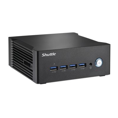 2. Shuttle Nano PC NA10H PC Size 1L Black 8845HS 3.8 GHz