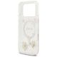 7. Guess Resin Flowers Glitter MagSafe Case for iPhone 17 Pro - Pink