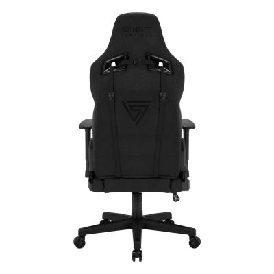 7. SENSE7 Sentinel Gaming Chair Upholstered Seat Black, Gray