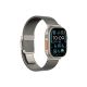 2. AmazingThing Titan Premium Metal Band for AppleWatch 38/40/41/42/44/45/46/49 mm - Silver