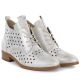 4. Women's openwork gold ankle boots Filippo 58620