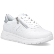 Women's leather sports shoes white Remonte Rieker D2V03-80