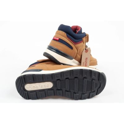 8. Levi's Sierra children's high-top brown sports shoes with velcro