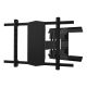 B-Tech BT8227/B Double Arm Wall Mount for Flat Screens with Tilt and Swivel Function