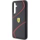 5. Ferrari Twist Metal Logo case for Samsung Galaxy S23 FE - black