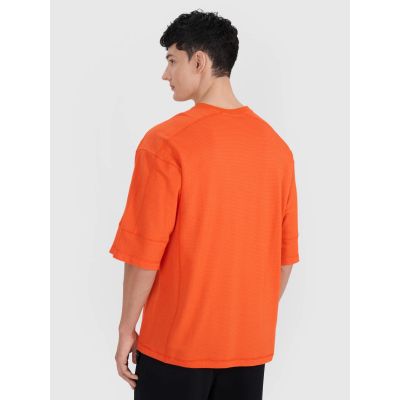 4. Men's oversize plain T-shirt 4F 4FRSS25TTSHM2653-70S