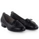 4. Women's openwork lords shoes black Jezzi 222-5