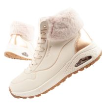 Skechers Uno Rugged women's sports shoes insulated winter ankle boots beige