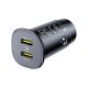 4. Baseus GoTrip 2 x USB-C 30W Car Charger - Black