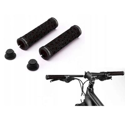 2. Rockbros 2017-14ABK bicycle grips - black