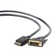 GEMBIRD CC-DPM-DVIM-6 cable (DisplayPort M - DVI-D M; 1.8m; black)