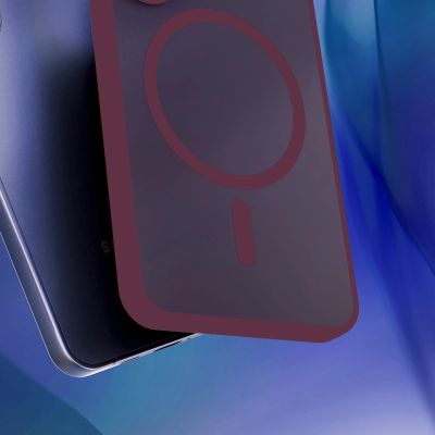 5. 3mk Smoke MagCase case for iPhone 18 Pro Max / 17 Pro Max - burgundy