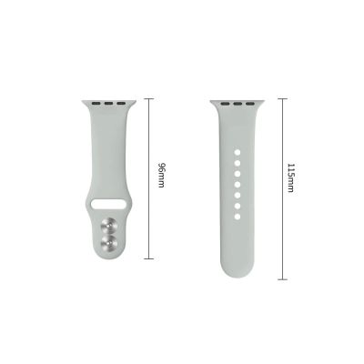 3. Tech-Protect Silicone Strap for Apple Watch 40/41/42 mm - Gray