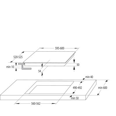 36. GORENJE GI6433SRWF InfiniteMatt Induction Hob