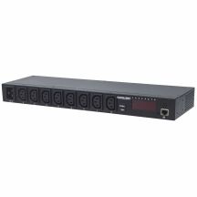 Intellinet 163682 PDU 8-way power strip, black