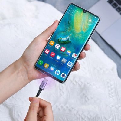 10. Ugreen US316 70429 USB-C - USB-C PD QC FCP Cable 100W 5A 480Mb/s 2m - Gray