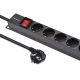 2. Qoltec Aluminum PDU Power Strip for RACK | 16A | 16 x SCHUKO | Vertical | 1.8m