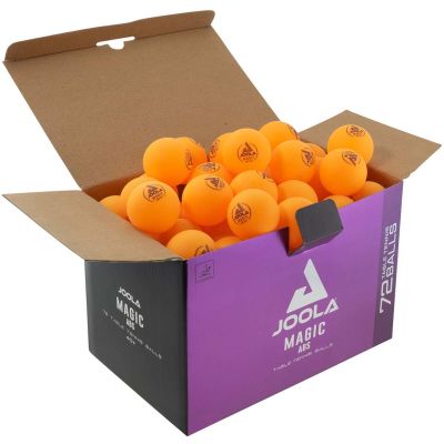 6. JOOLA MAGIC ABS TABLE TENNIS BALLS 72 PCS ORANGE