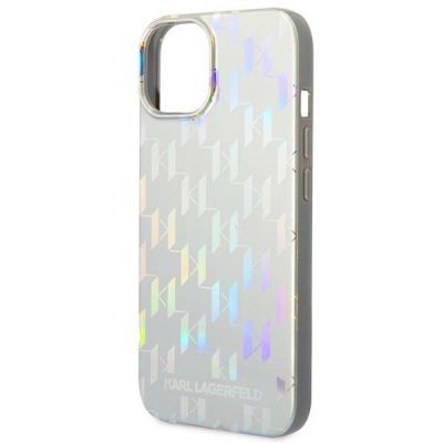 6. Karl Lagerfeld KLHCP14SLGMMSV3 iPhone 14 / 15 / 13 case - silver