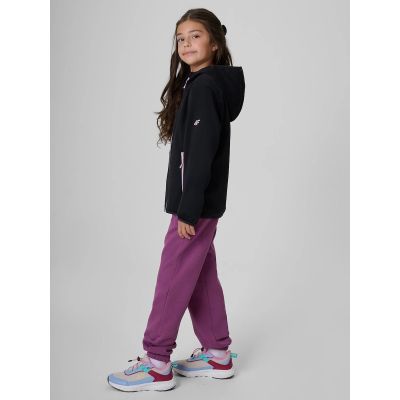 4. Softshell jacket windproof membrane 5000 girls 4F 4FJRAW26TSOFF0738-20S