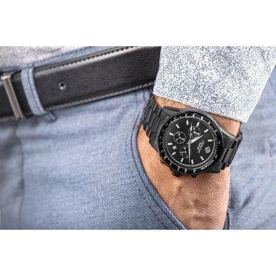 4. Men's Watch Giewont Chronograph Sapphire Black GW3520-B1