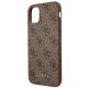 6. Guess 4G Metal Gold Logo Case for iPhone 11 / Xr 6.1" - Brown