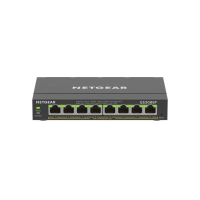 4. Switch Netgear GS308EP-100PES 8p PoE 62W (PoE+: 8p) Unmanaged Gigabit