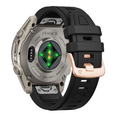 2. Tech-Protect Silicone Strap for Garmin Fenix 5S / 5S Plus / 6S / 6S Pro / 7S / 8 / 9 / 9 Pro (43 mm) – Black