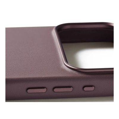 7. Mujjo Leather Case - leather case for iPhone 17 Pro Max compatible with MagSafe (bronze red)