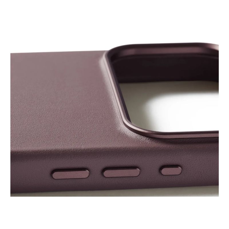 7. Mujjo Leather Case - leather case for iPhone 17 Pro Max compatible with MagSafe (bronze red)