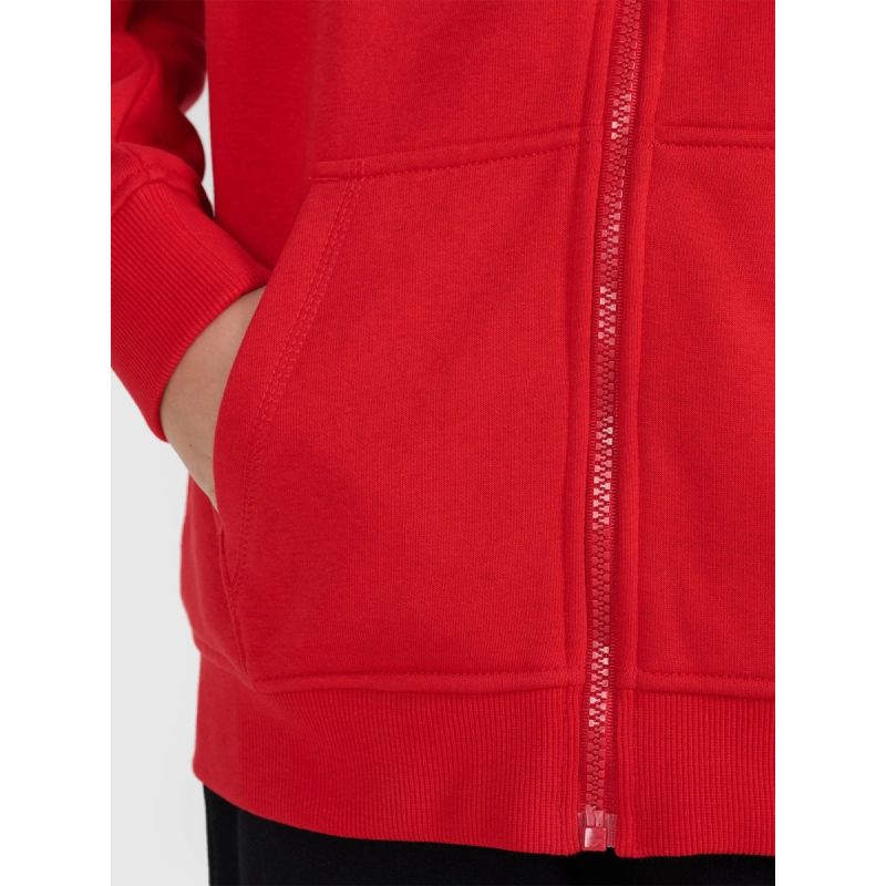 5. Boy's zip-up hoodie sweatshirt 4F 4FJRAW25TSWSM2488-62S