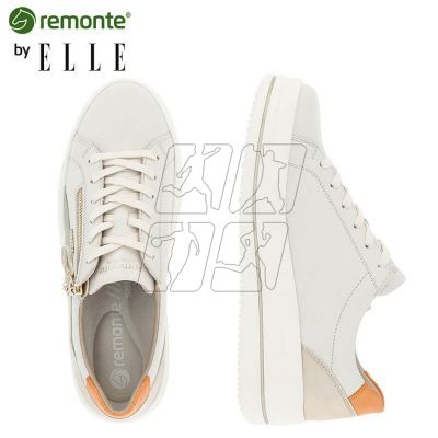 12. Comfortable leather shoes Remonte W RKR676, beige