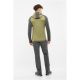VIKING Birger Man men's hooded zip-up sweatshirt, green and gray, XXL