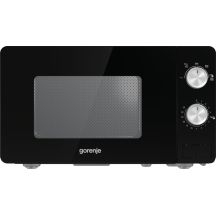 Gorenje MO20E1B Freestanding Microwave Oven, 20 L, 800 W, Black
