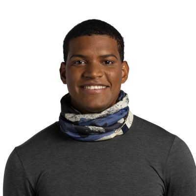 3. Buff Merino Lightweight Prints Multifunctional Neckwear – Digital Prints Esyr Blue
