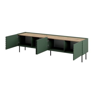 2. 4D TV cabinet ONDA 200x40xH54.35 green (standing or hanging)