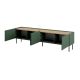 2. 4D TV cabinet ONDA 200x40xH54.35 green (standing or hanging)