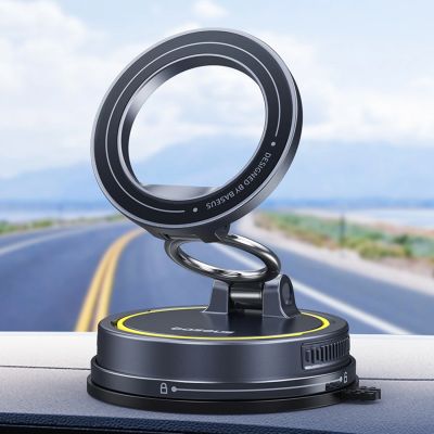 11. Baseus VC2 Flex Universal Magnetic Car Holder - Black