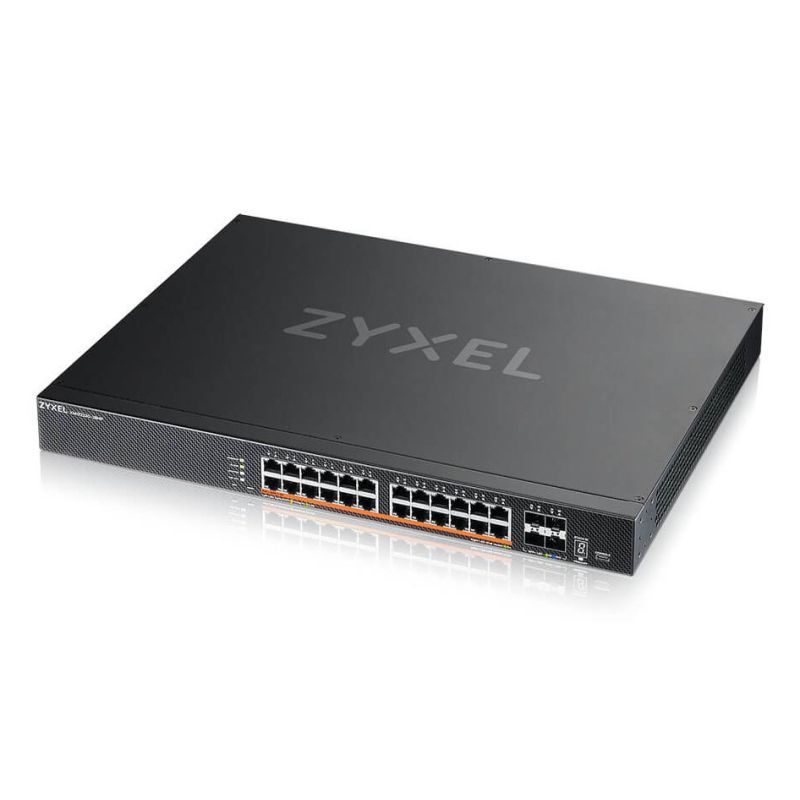 Zyxel XMG2230-28HP Switch, 28-Port, PoE (PoE++: 24), 700 W, Managed Multigigabit/10G