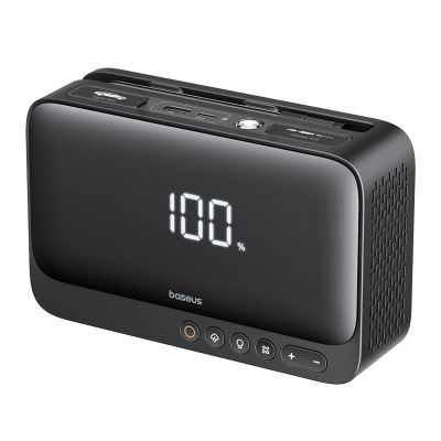 5. Jump starter Baseus Super Energy BS-CH013 4in1 600A with flashlight / powerbank 6000mAh / compressor - black