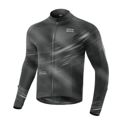 12. Rockbros Fall/Winter Long Sleeve Cycling Jacket S - Black