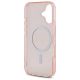 7. Guess GUHMP16SHFGEREP iPhone 16 6.1" pink/pink hardcase IML Glitter Circle MagSafe