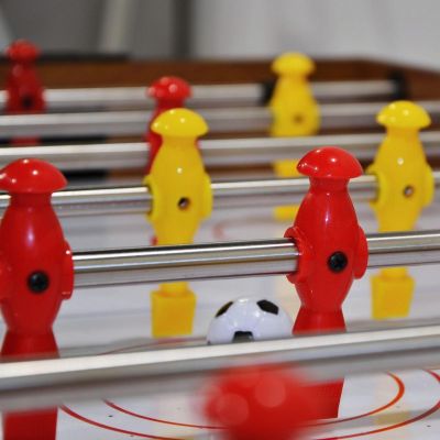 21. 3-in-1 WOODEN TABLE FOR FOOTBALL, BILLIARDS, AIR HOOKUP 121x61x81CM