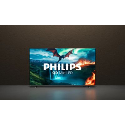 2. Philips QD MiniLED 4K 55MLED820/12 55 Smart TV Titan Black