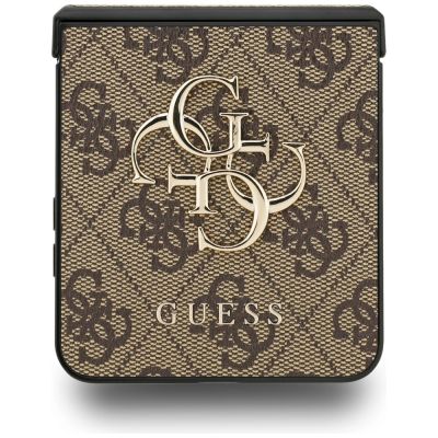 5. Guess Big 4G Logo Classic Logo Case for Samsung Galaxy Z Flip 7 - Brown