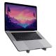 4. Trust MACY FOLDABLE METAL Gray Laptop Stand